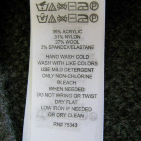 CYNTHIA ROWLEY Camo Print Double Knit Turtleneck Sweater sz Medium - Picture 3 of 8